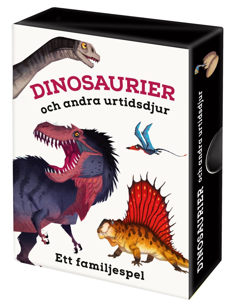 Omslagsbild: Dinosaurier och andra urtidsdjur. Ett familjespel